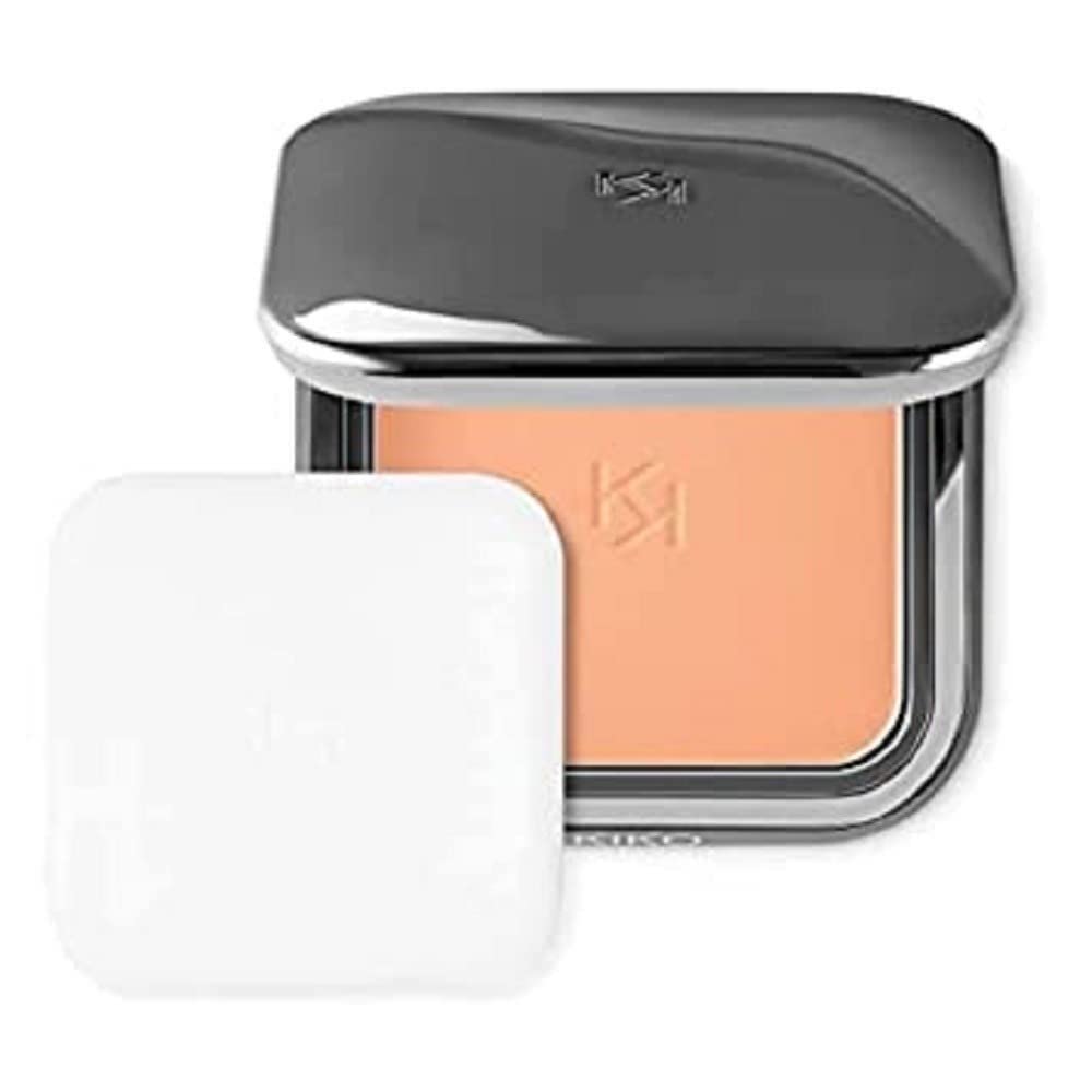 KIKO Milano Matte Fusion Pressed Powder 08 | Compact Powder with Natural Matte Finish, ‎08 peach