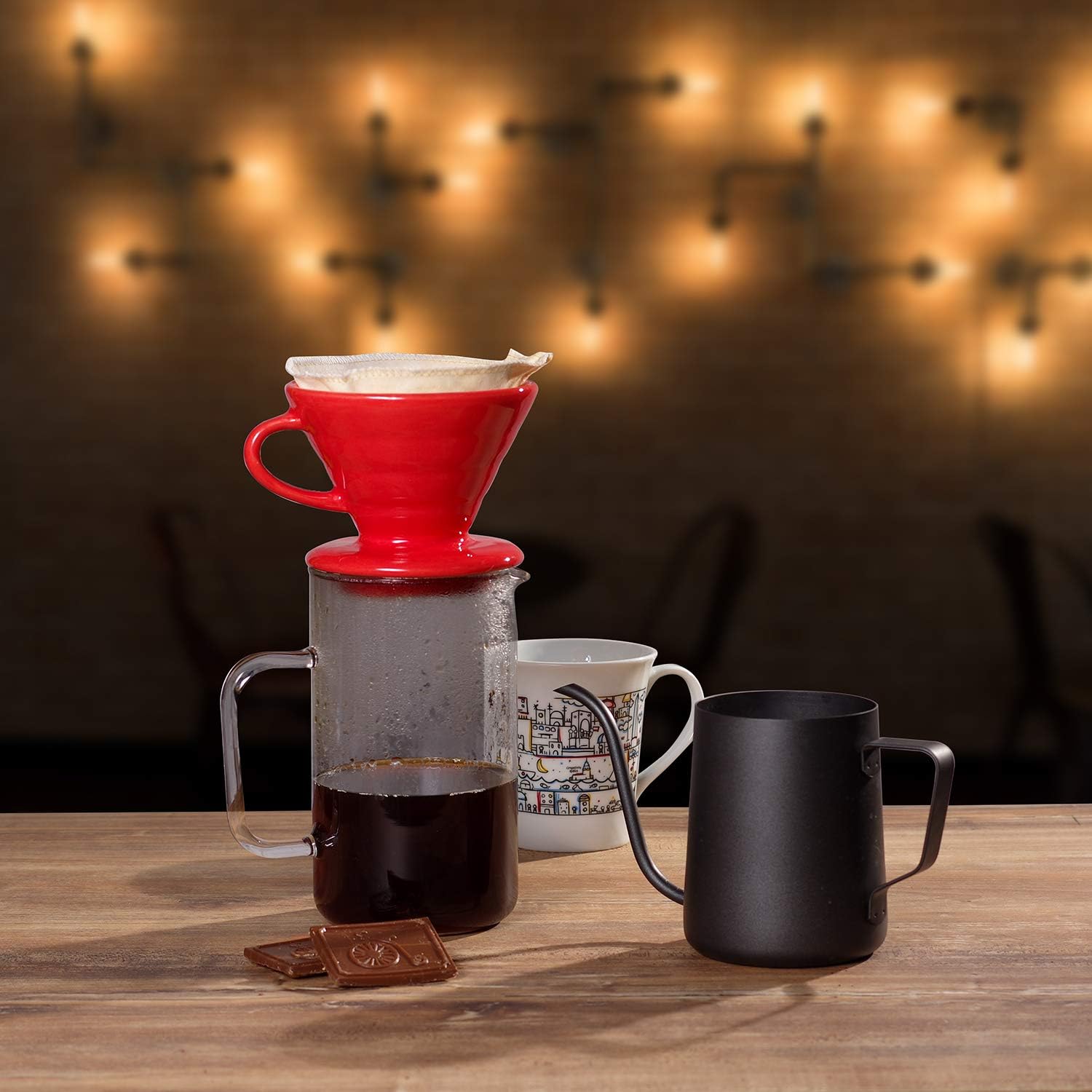 WUNDERBUY Handmade Reusable Economic Cotton Coffee Filter for Filter Coffee Machine a
