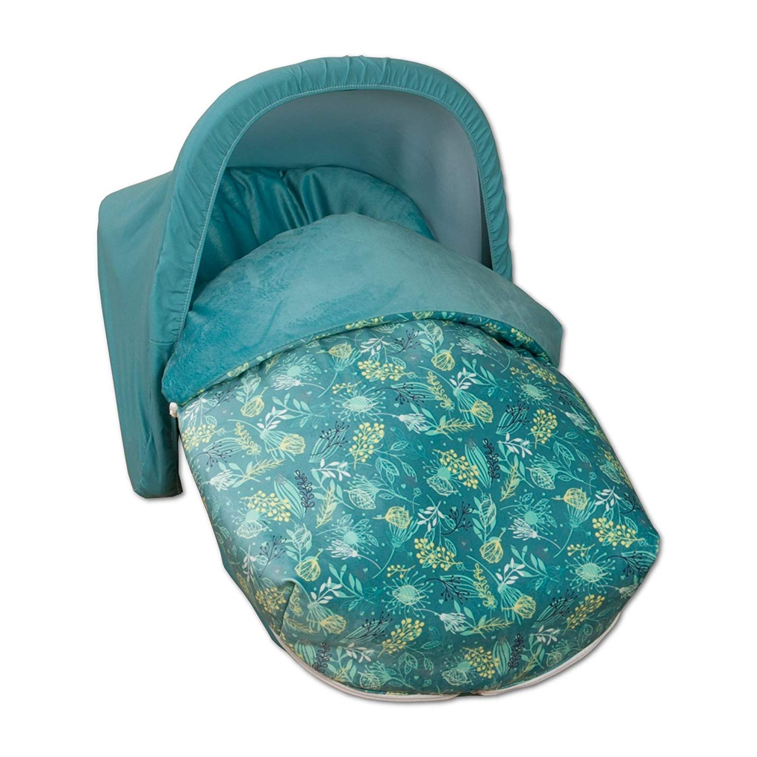 Baby Line Fleece Footmuff - Complete - Universal - with Hood as a Gift + Cover for Harnesses