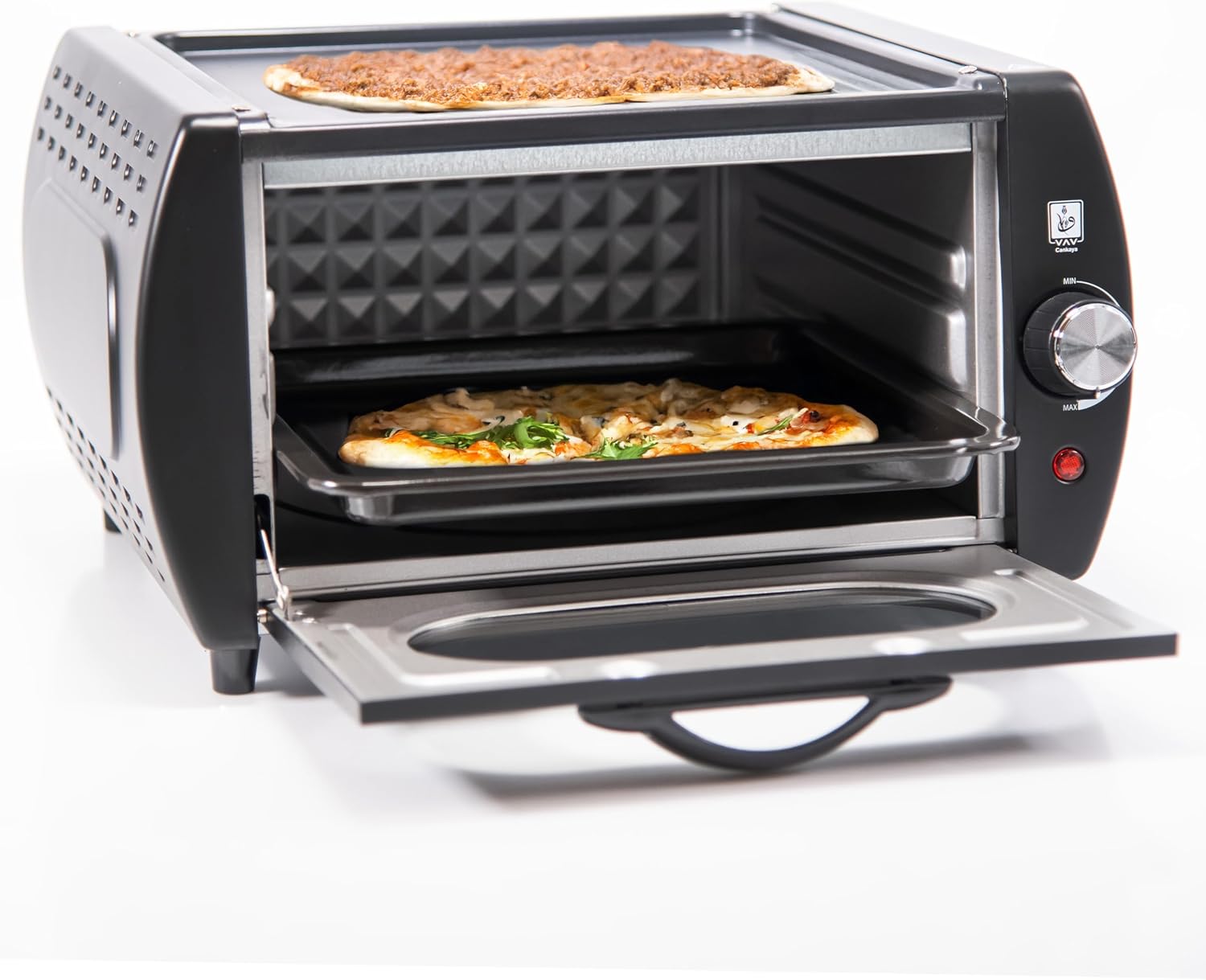 TruWare Just Camp Tandoori Oven Mini Oven Traditional Indian, Oriental and Turkish Food - Chapati Roti Lahmacun Manakish Naan Bread Maker Electric Tandoor Oven
