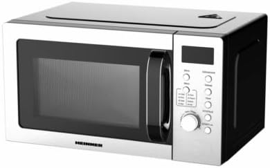 HEINNER HMW‑D2060SS Microwave, 20 L, 700 W, Digital LED Display, 8 Automatic Programs, Timer & Defrost Function, Child Lock, Stainless Steel