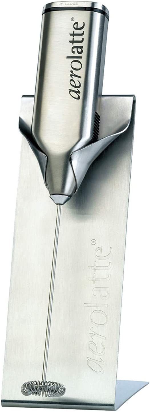 Cilio Aerolatte Frother with Stand, Stainless Steel