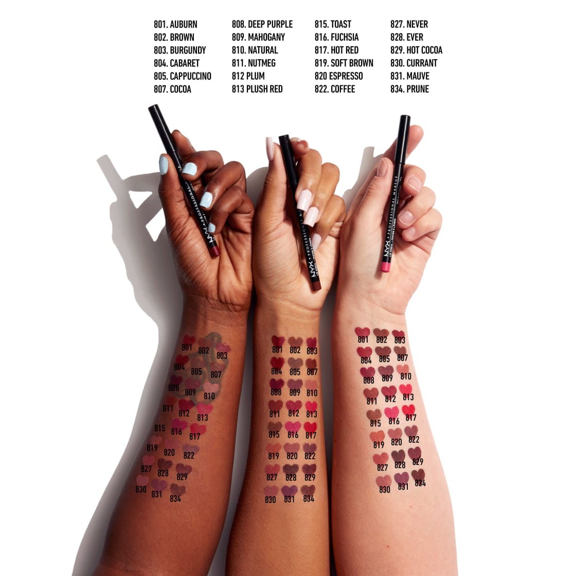 NYX PROFESSIONAL MAKEUP Lipliner Slim Lip Pencil Espresso 820, 1 G