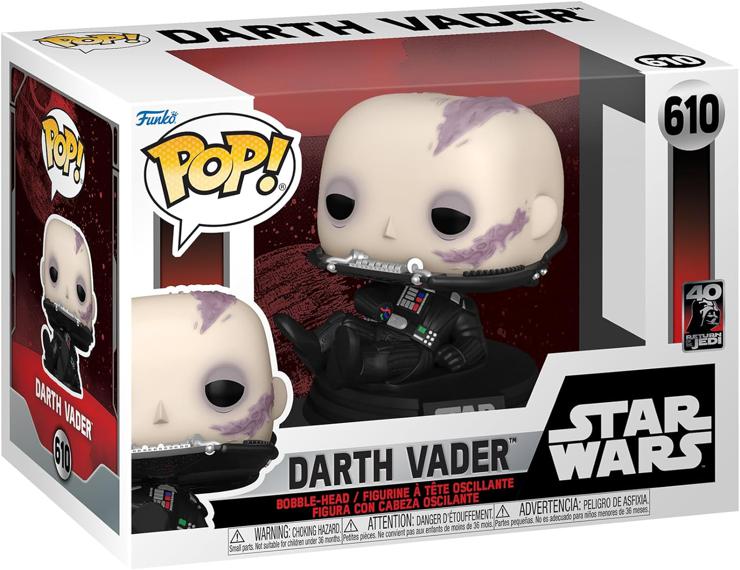 Funko Pop! Star Wars: RotJ 40th - Vadar - Vader - (Unmasked) - Vinyl Collectible Figure - Gift Idea - Official Merchandise - Toys For Children and Adults - Movies Fans