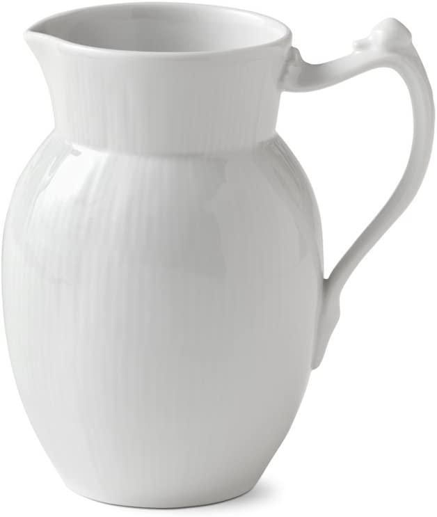Royal Copenhagen White Fluted Plain JugSmall