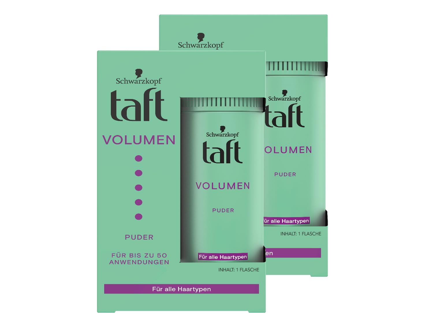 Taft Volume Powder (10 g), Hair Powder for Volume & Control for All Hair Types, Styling Powder Provides up to 24 Hours of Control without Gluing, 2 x 10 g