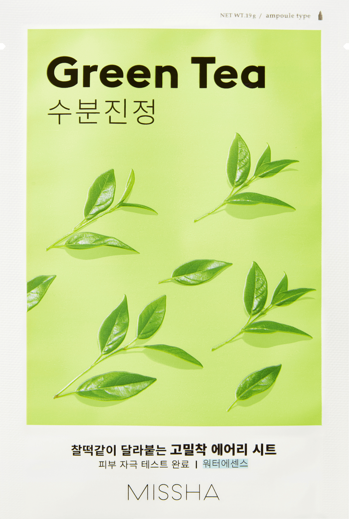 Missha Tuchmaske Airy Fit Green Tea, 1 St