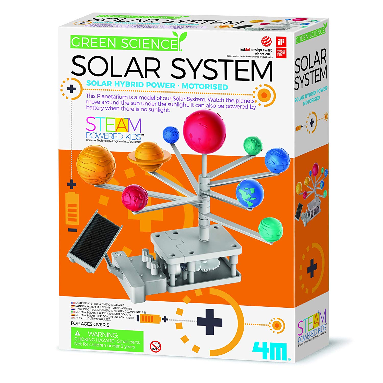 4M 403416 Green Science Motorised System Solar Hybnrid Power Multi