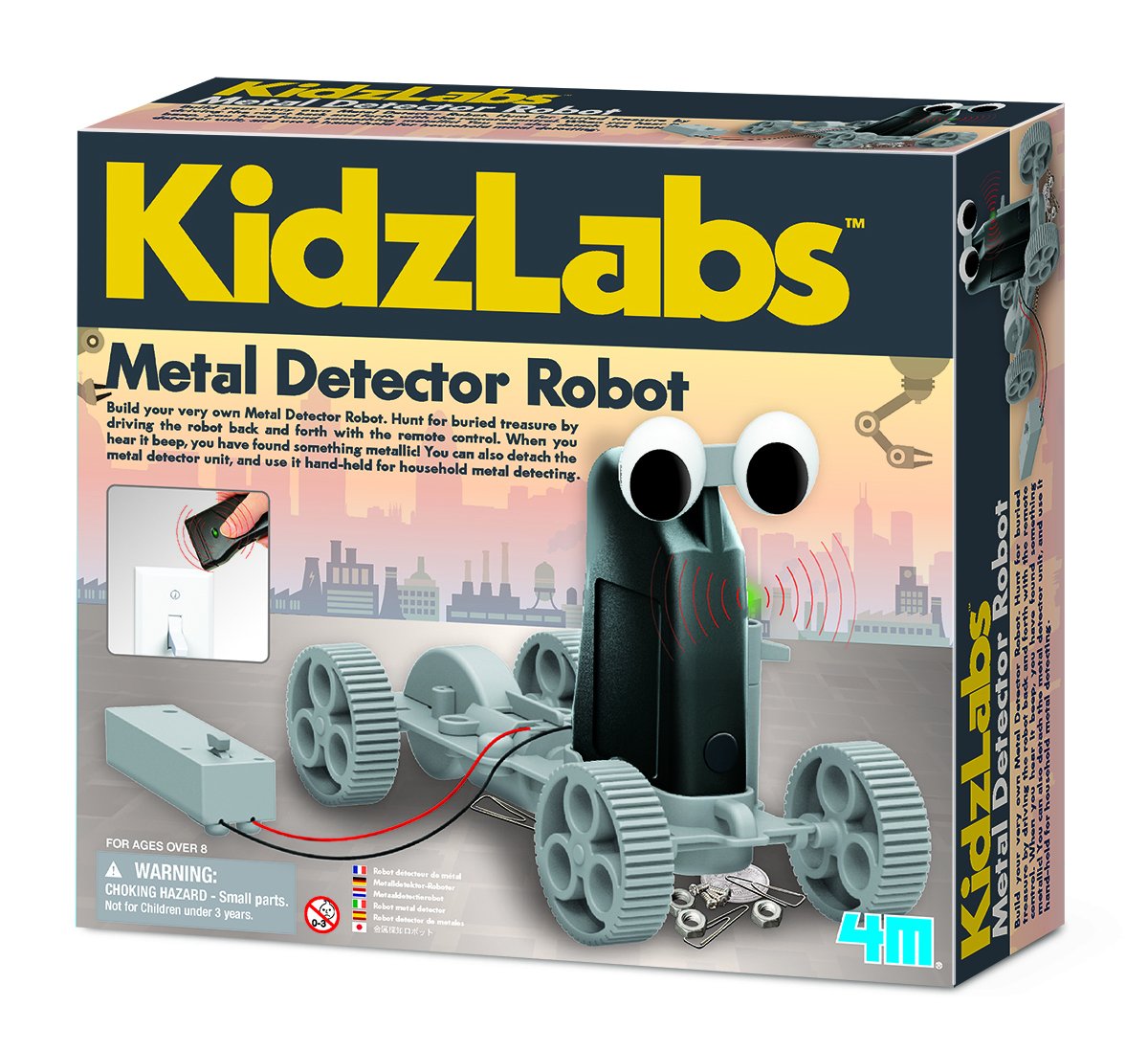 Great Gizmo M Kidz Labs Metal Detector Robot