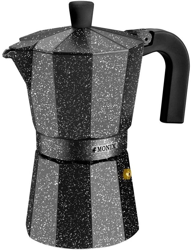 DOJA Barcelona Monix Vitro Rock Aluminium Coffee Maker for 9 Cups