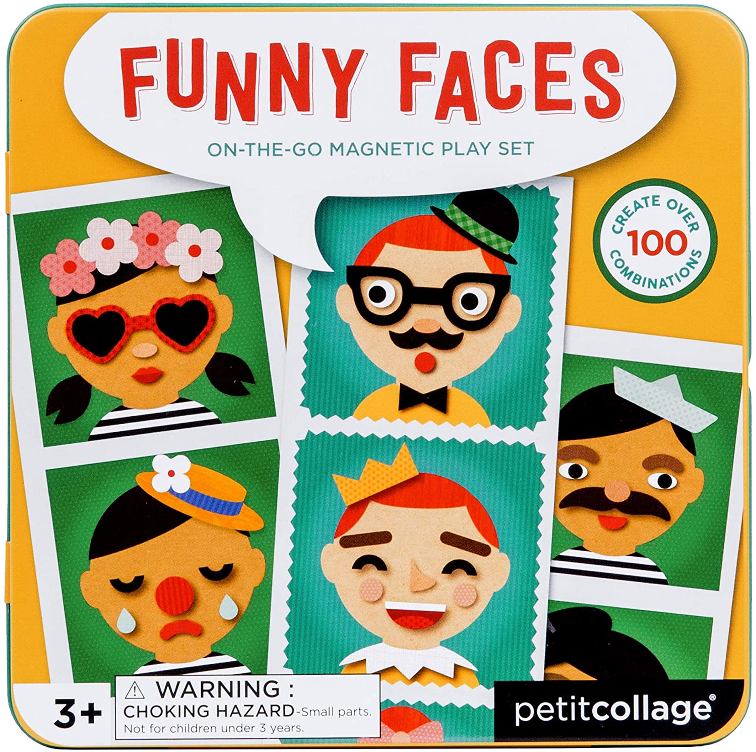Petit Collage Ptc268 Magnetic Playset Orange
