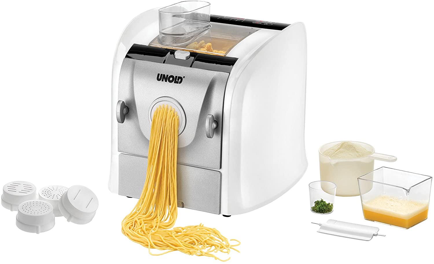 UNOLD 68860 Noodlemeister Pasta Machine, Aluminium, White