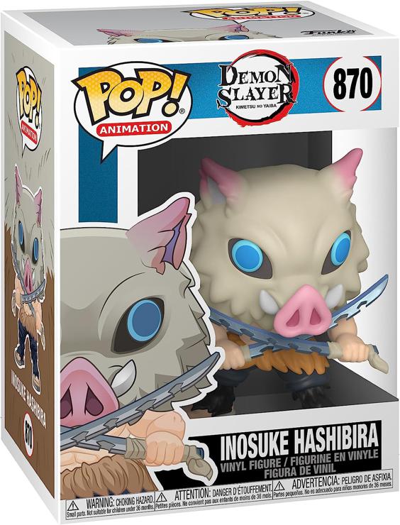 Funko Pop! Animation: Demon Slayer - Inosuke Hashibira - Vinyl Collectible Figure - Gift Idea - Official Merchandise - Toy for Children and Adults - Anime Fans - Model Figure for Collectors