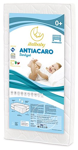 ITALBABY Italian Baby Mattress Antiacaro, 55 x 110 cm