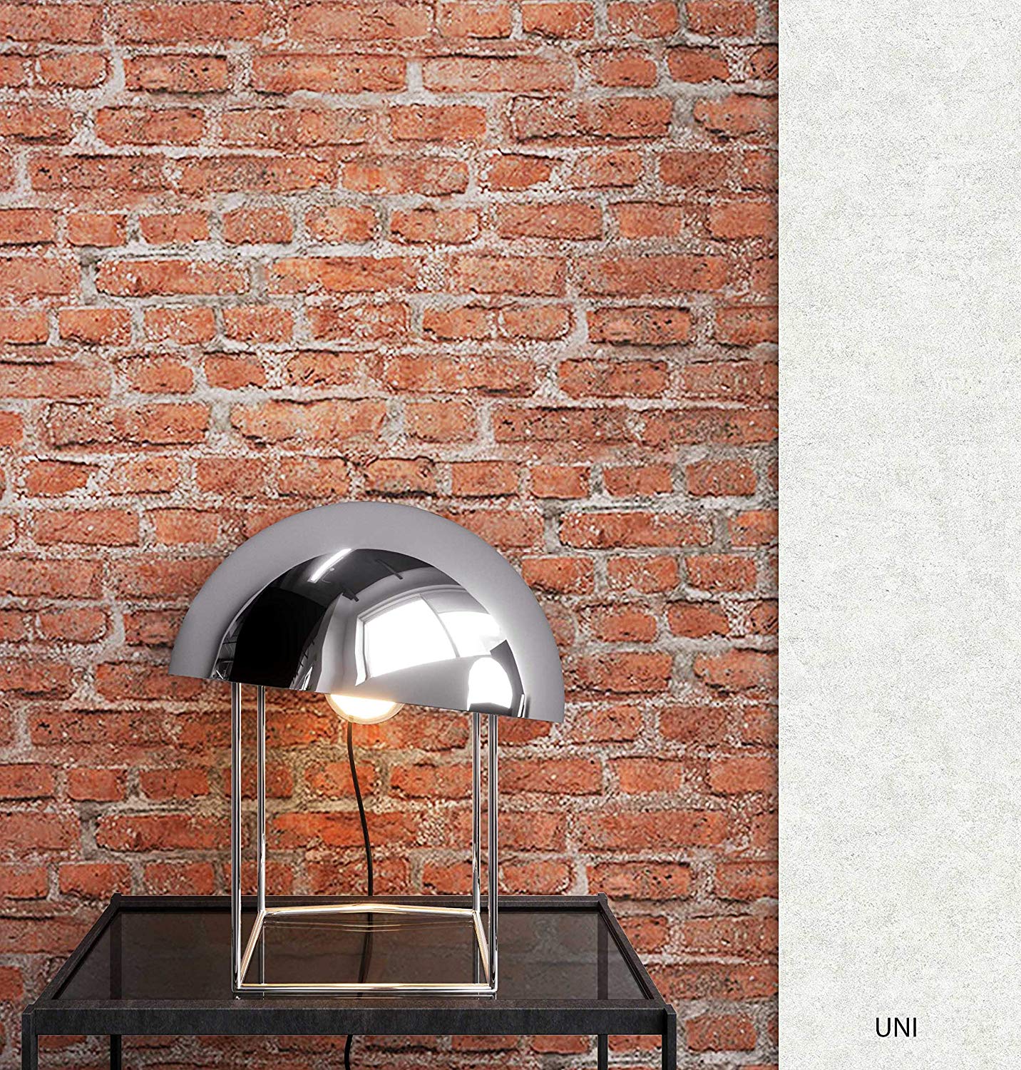 Newroom Design Newroom Stone Wallpaper Red Wall Stone Modern Non-Woven Wallpaper Grey Mode
