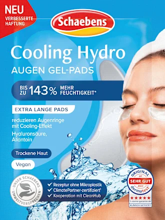 Schaebens Gel Cooling Hydro Eye Pads (1 pair), 2 pcs
