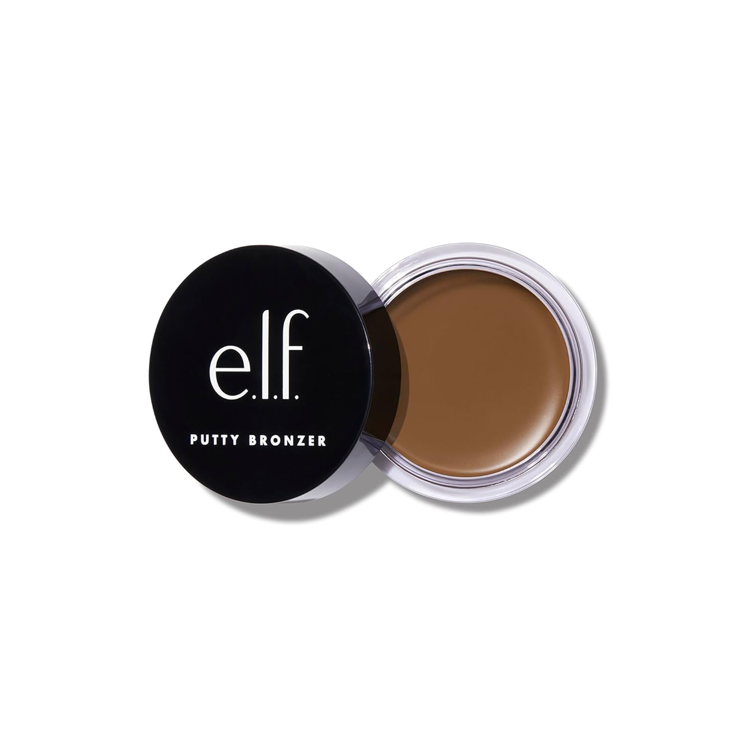 e.l.f. e.l.f. Putty Bronzer, Creamy & Highly Pigmented Formula, Provides a Long-Lasting Tanned Shimmer, with Argan Oil & Vitamin E, Bronzed Belle, 0.35 oz (10 g)