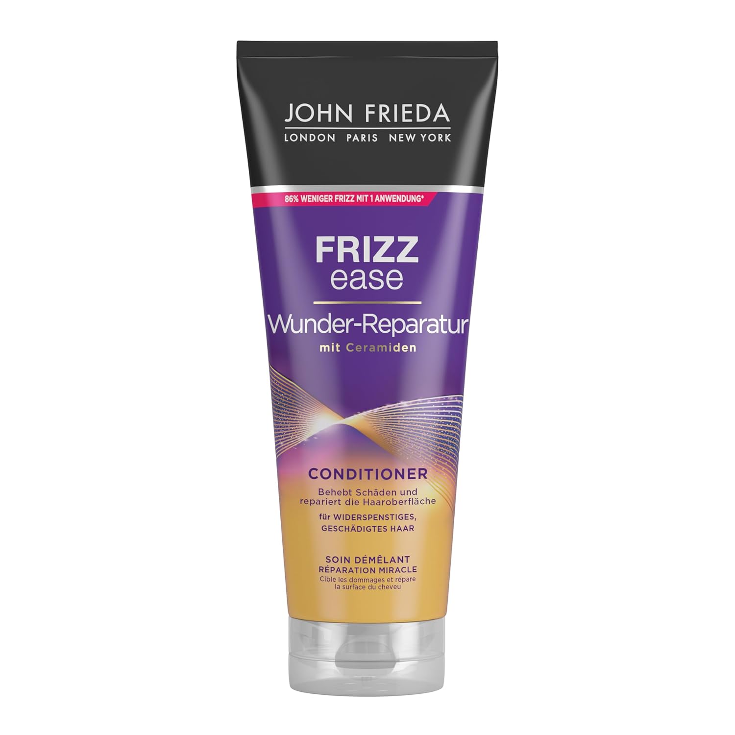 John Frieda Frizz Ease Miracle Repair Conditioner 250 ml Repairs Dry, Heat-Damaged and Unruly Hair