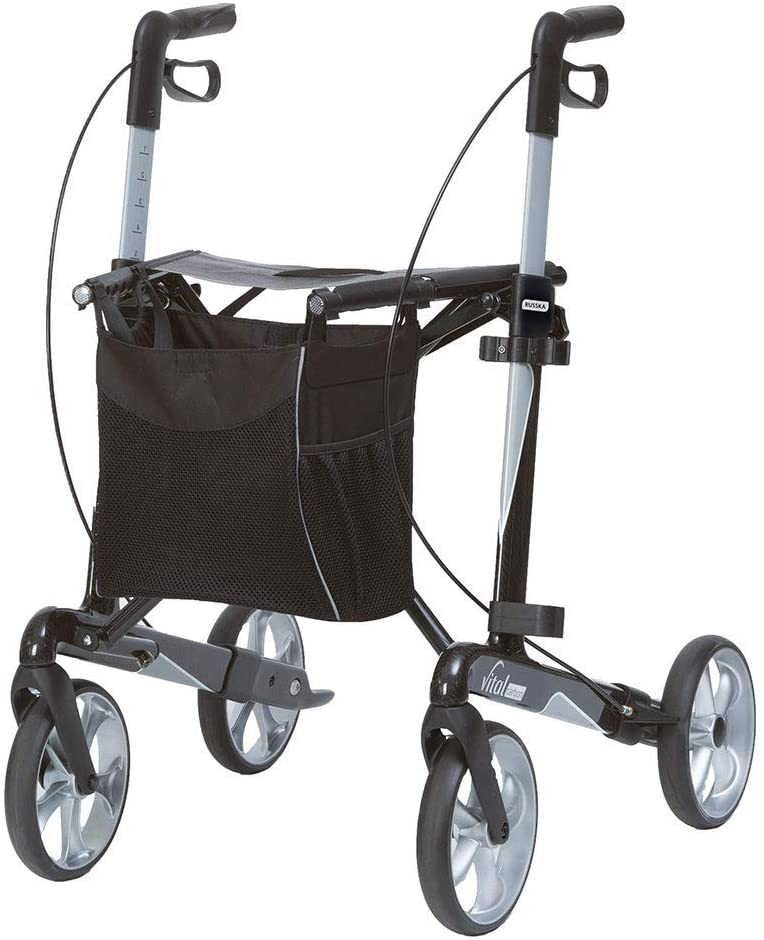 Russka Vital Carbon walking Frame 62 cm Black