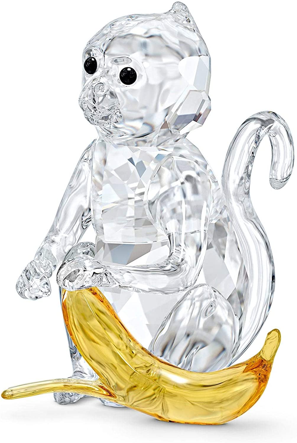Swarovski Rare Encounters Figurine, Crystal, White/Yellow, 5.6 x 4 x 4.4 cm