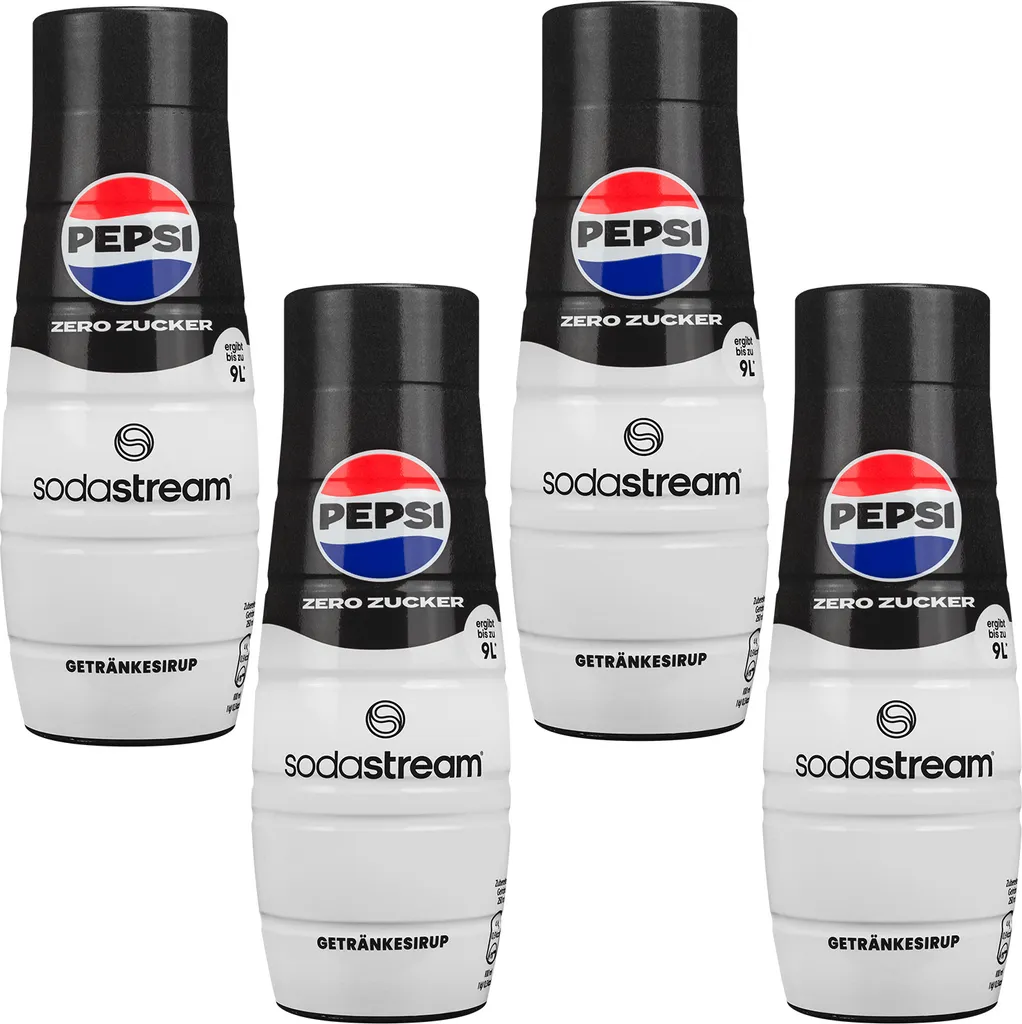 4x syrup for SodaStream Pepsi Max without sugar 440 ml