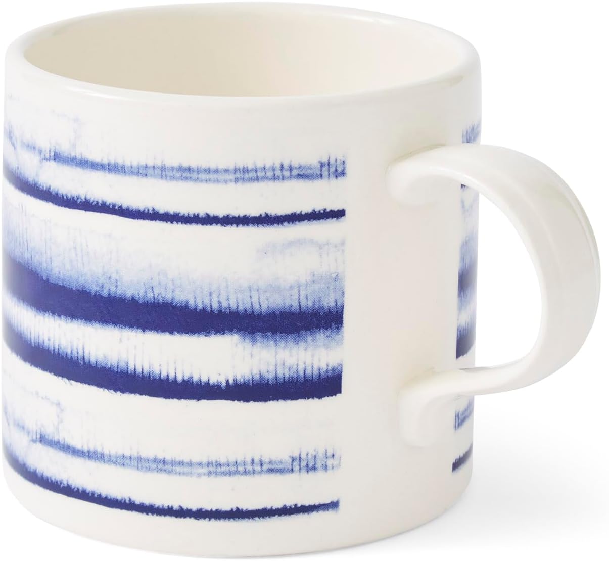 Portmeirion Home & Gifts Merion Horizontal Stripe Mug, Blue/ White