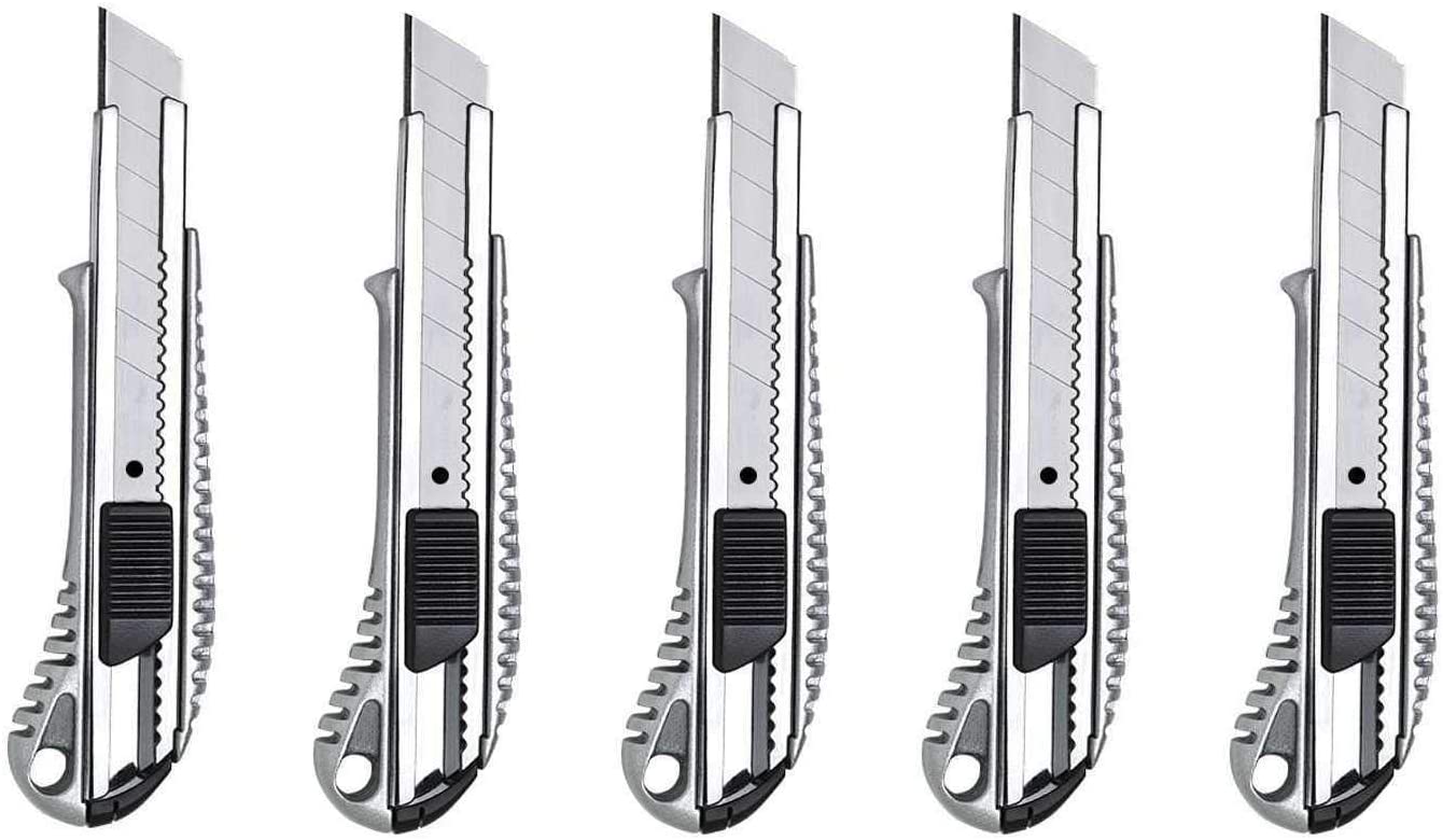 PDW 5 Die-cast Aluminium 18 mm Snap-Off Blade Utility Knife utility knife Utility knife Utility knife Snap Off Knife