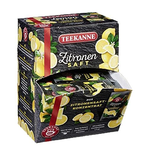 Teekanne Zitronensaft, 100 Glas- /Tassenportionen je 4ml 3er Pack