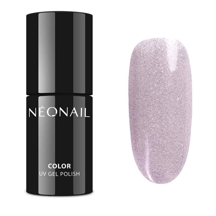 NEONAIL Purple Glitter with Particles UV Nail Polish 7.2 ml New Bride UV LED, ‎new