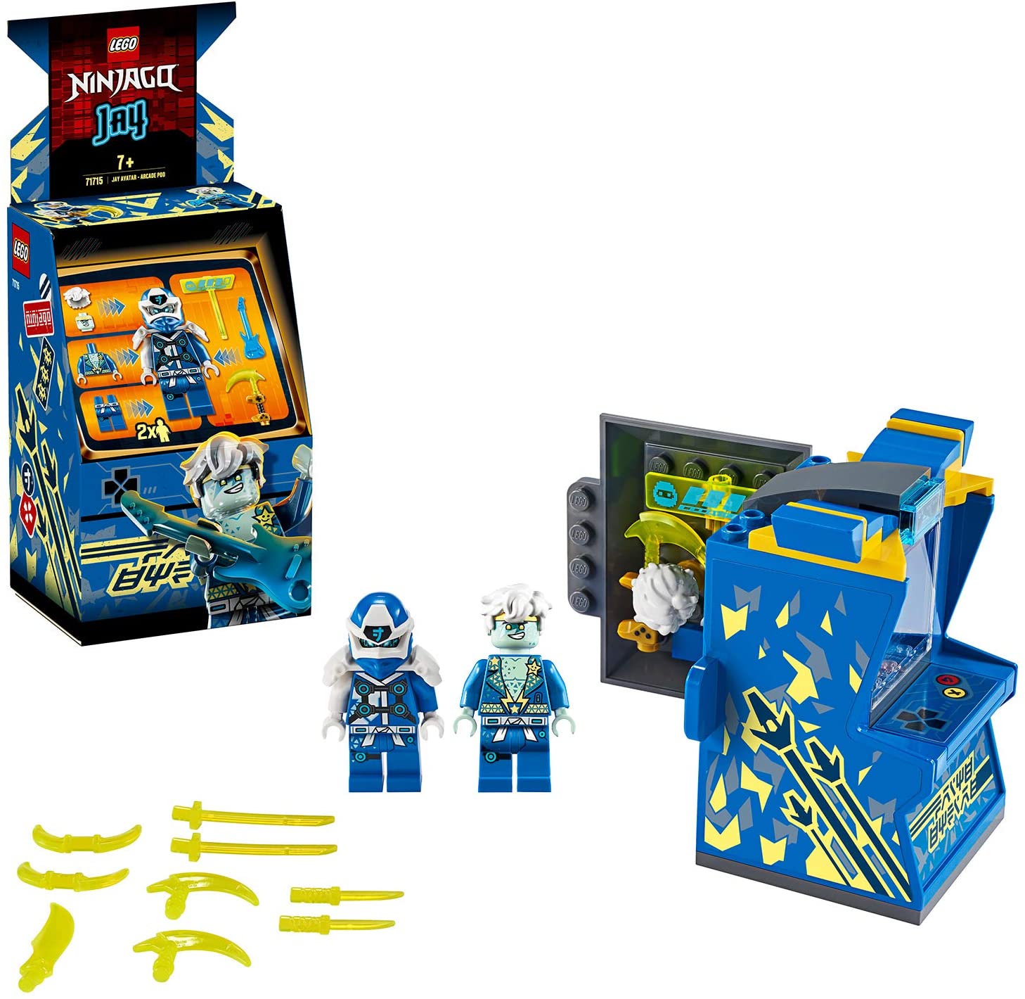 Lego Ninjago Lego 71715 Ninjago Avatar Lloyd-Portable Arcade Capsule, Ninja Toy For Chil