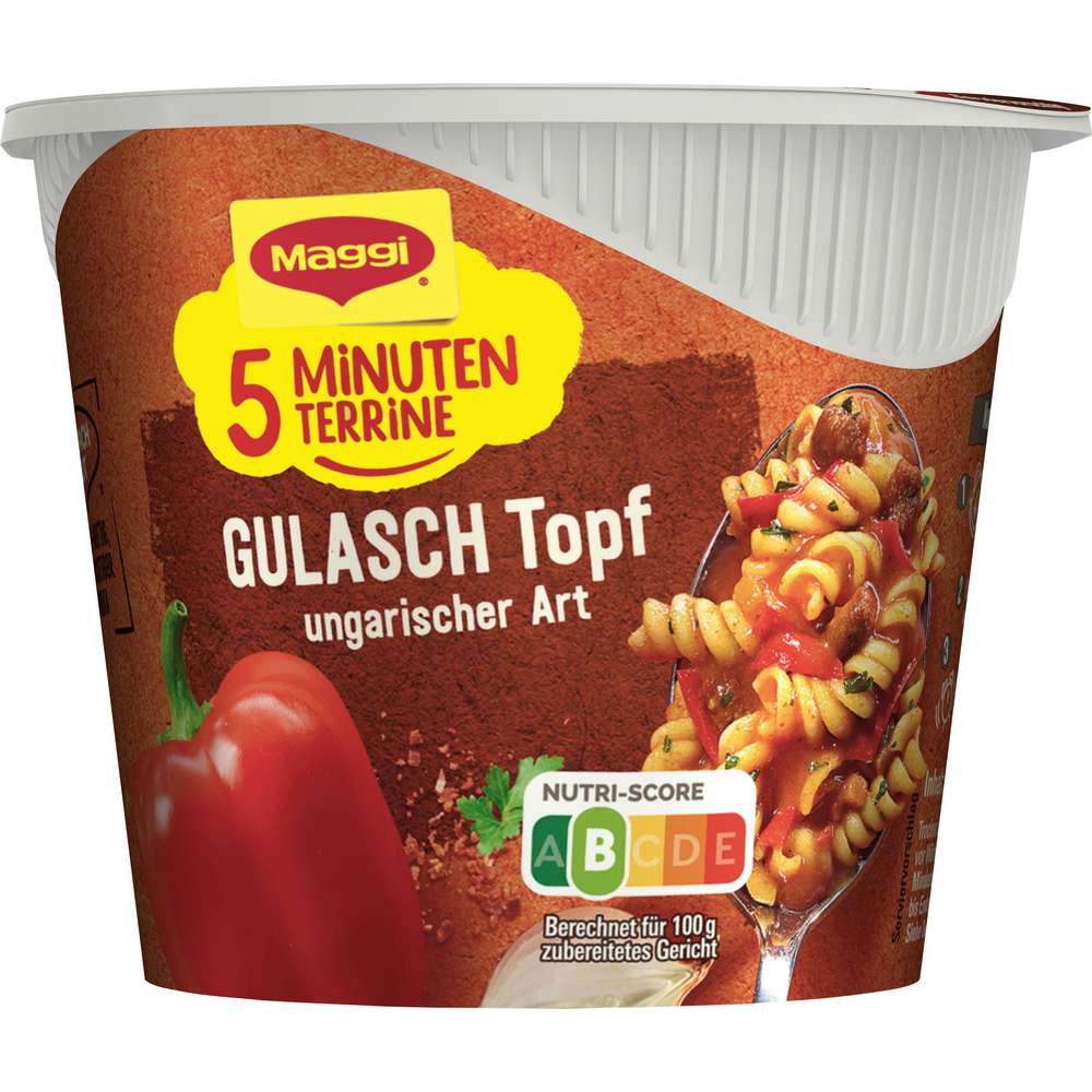 Maggi 5 minute terrine, goulash pot
