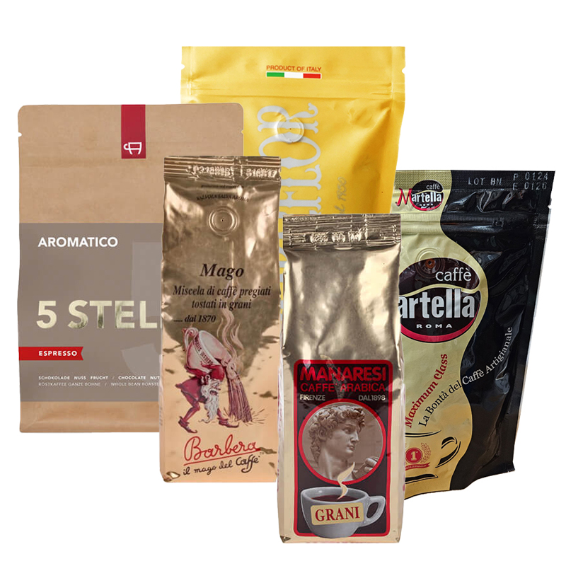 Probierpaket 5 x 250g whole beans