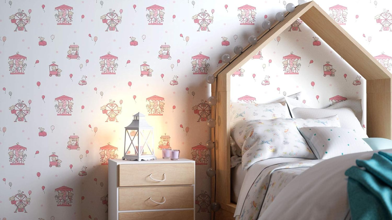 Newroom Design Newroom Childrens Wallpaper Blue Paper Wallpaper White Paper