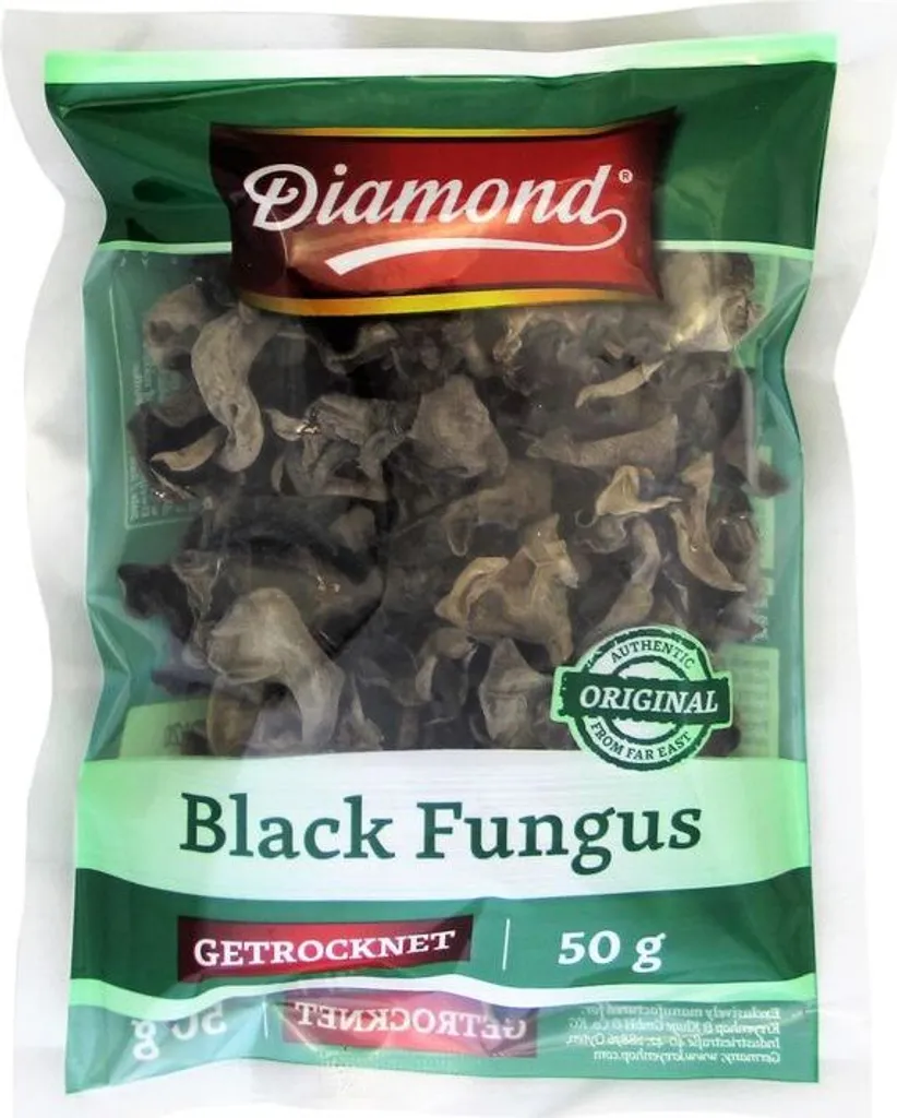 [ 50g ] DIAMOND Black Fungus, dried Mu Err mushrooms 50g