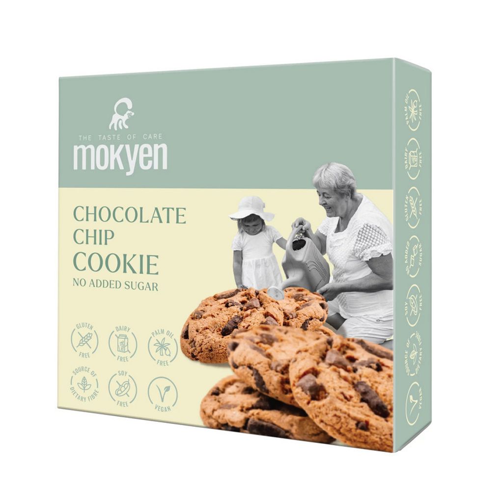 Mokyen 50g Chocolate Cookies with Xylitol, Gluten-Free, Vegan, No Added Sugar 50g