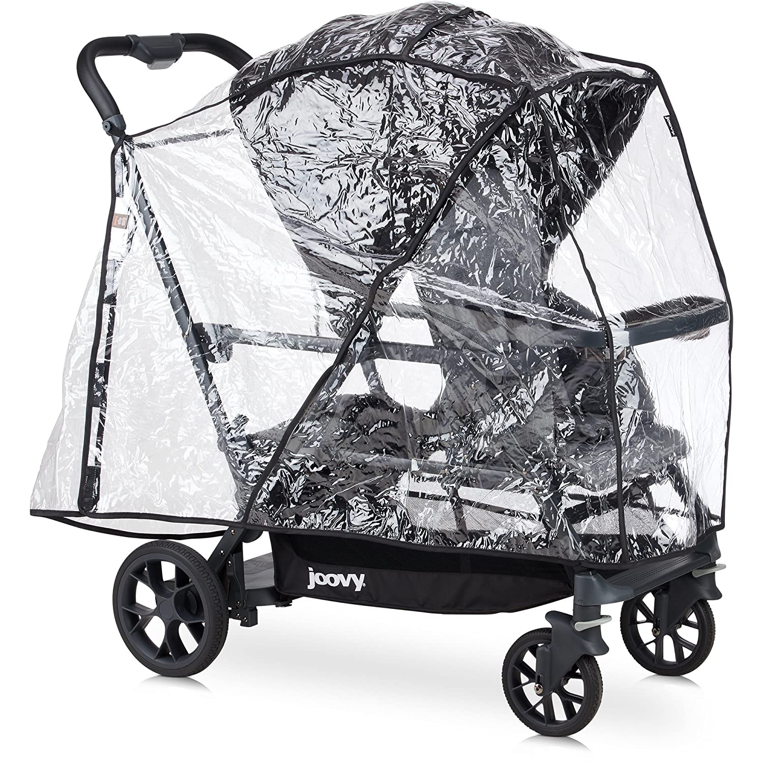 Joovy 9110 Caboose S Rain Cover Transparent