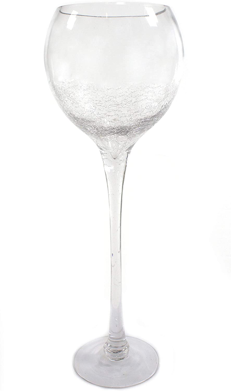 DARO DEKO Daro Deco Wine Glass Crackle Look