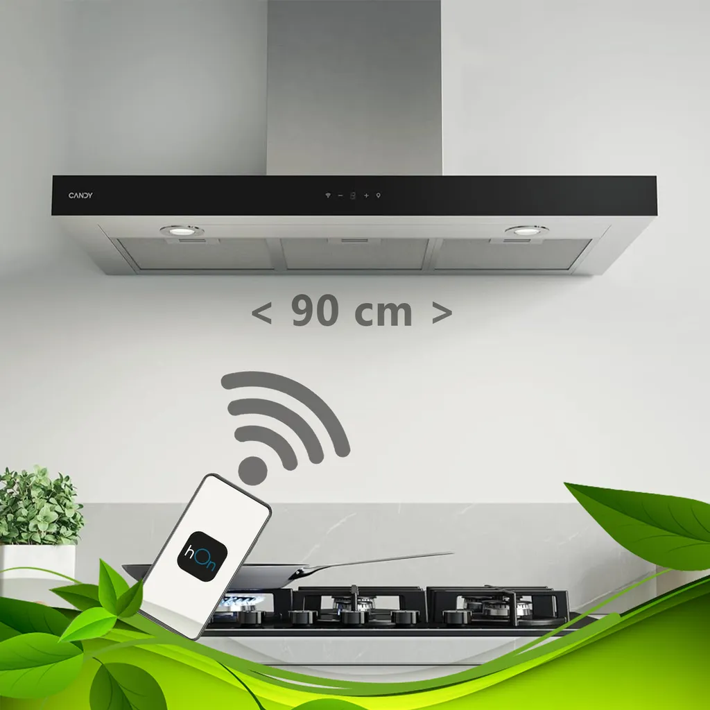 56513 Candy CTS 9 CEXWF Extractor Hood / Wall Hood - 90 cm