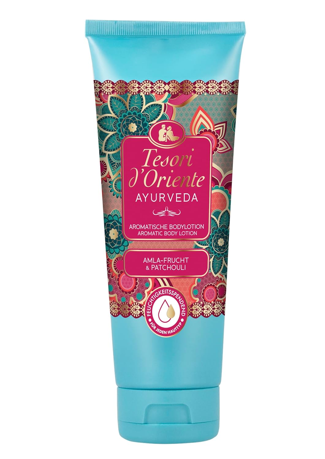 Tesori d'Oriente TESORI D\'ORIENTE Ayurveda Body Lotion 250 ml, Aromatic Body Lotion with Amla Fruit Extract, Sesame Oil, Aloe Vera and Calendula, Wellness Ritual for Body and Senses