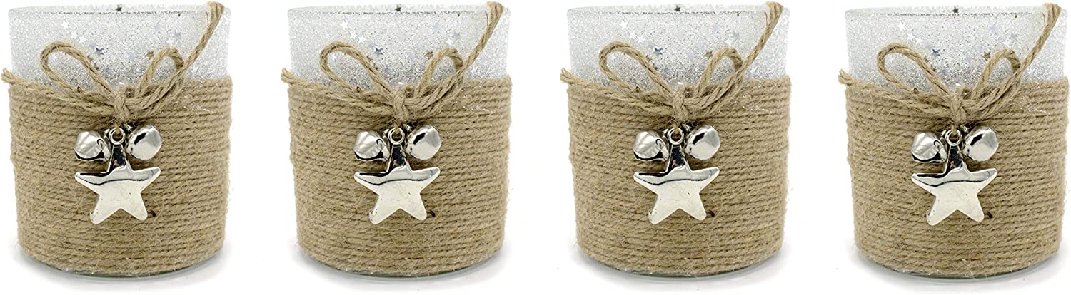 DARO DEKO Glass Tea Light Holder