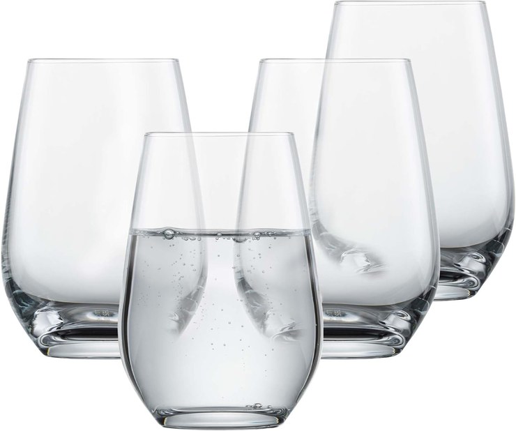 SCHOTT ZWIESEL Forté Universal Cups (Set of 4), Versatile Drinking Glasses, Dishwasher Safe Tritan Crystal Glasses, Made in Germany (Item No. 123931)