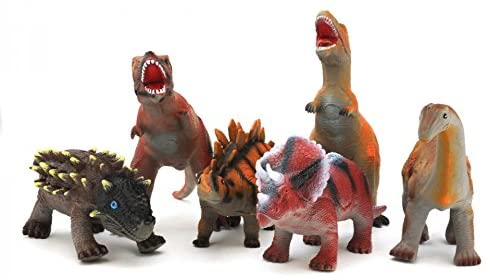 Globo Toys 40 Cm 6 Assorted Soft Dinosaur Collection Toy Globo 37151