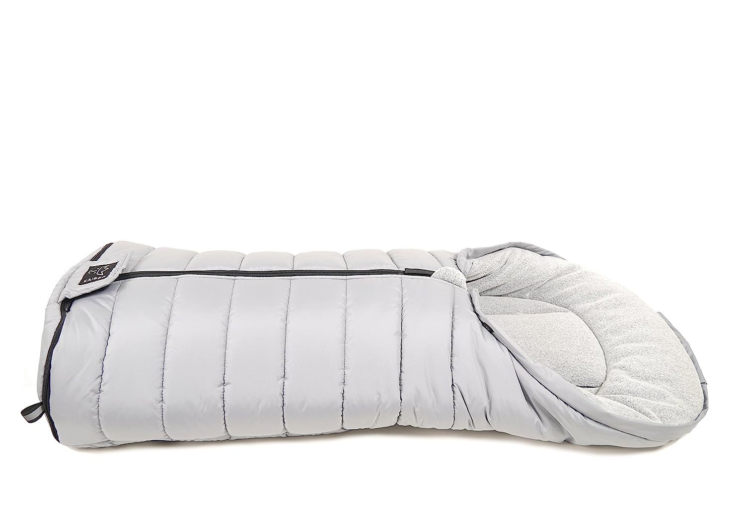Kaiser Thermo Fleece Foot Muff Finny for Buggy light grey