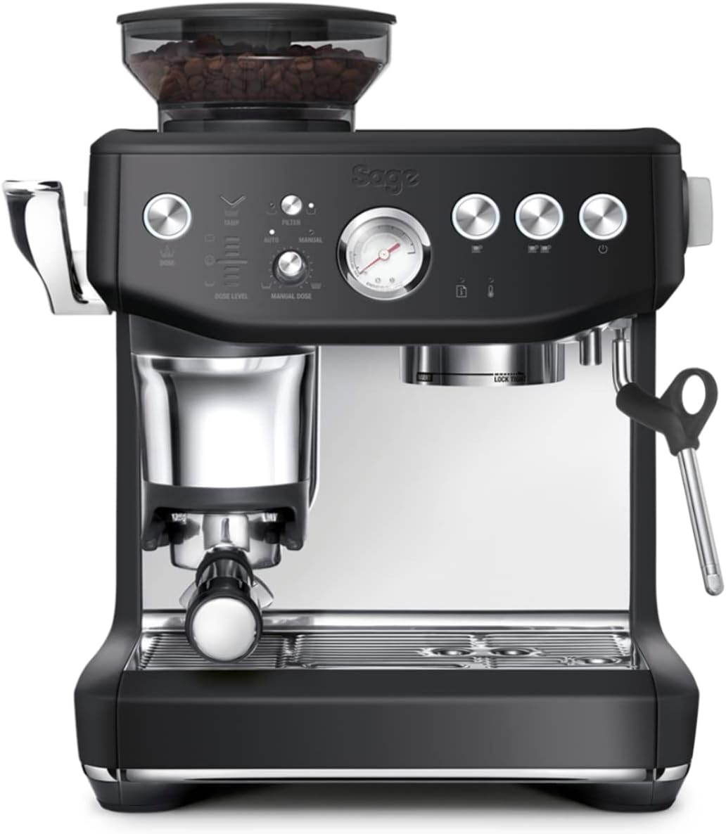 Sage Store SES876BTR4GUK1 BARISTA EXPRESS IMPRESS BEAN-TO-CUP ESPRESSO COFFEE MACHINE - BLACK TRUFFLE