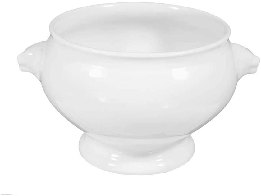Seltmann Weiden Lukullus Lion\'s Head Tureen with Lid 2 L White (Second Selection)