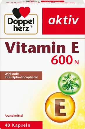Doppelherz Vitamin E 600N Capsules, 40 Pcs
