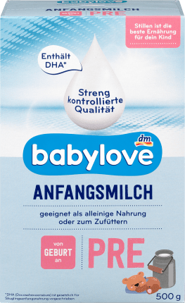 babylove Initial milk Pre from birth, 500 g