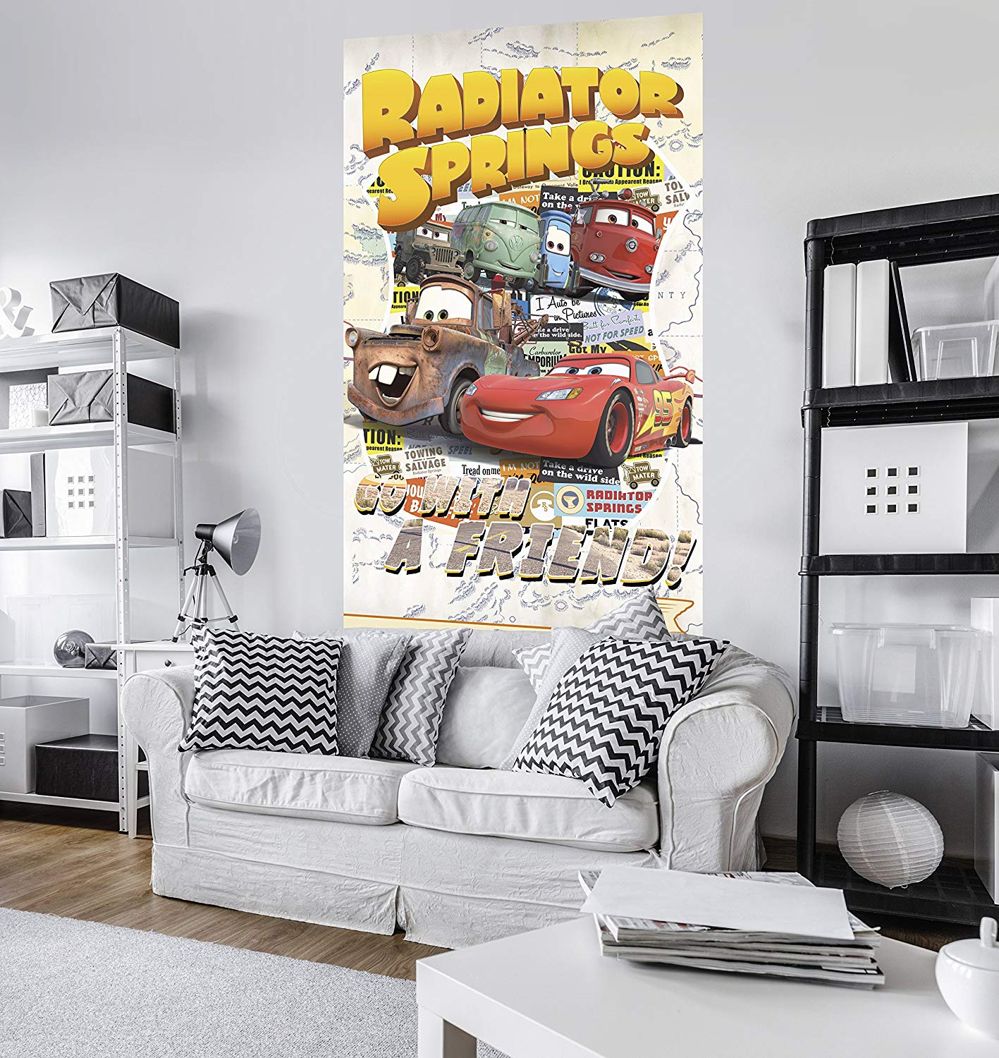 Komar Vd 041 Fleece Panel Cars Take The Open Road 1 Train, And Paste, 120 X