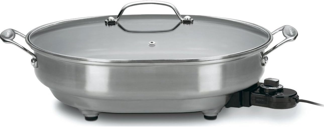 Cuisinart CSK-150 1500-Watt Nonstick Oval Electric Skillet