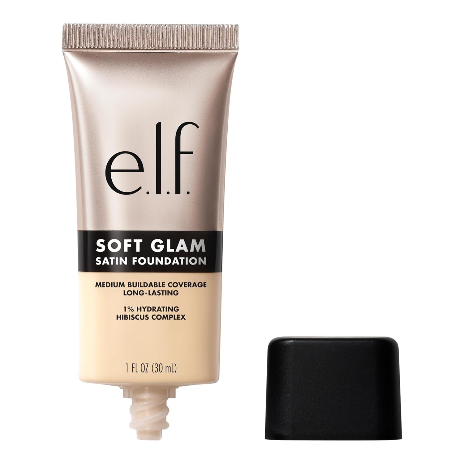 e.l.f. eleven. Soft Glam Foundation, Medium Coverage, Long-Lasting & Restorative Foundation for a Smooth, Silky Matte Finish, Vegan & Cruelty Free, 12 Fair Warm